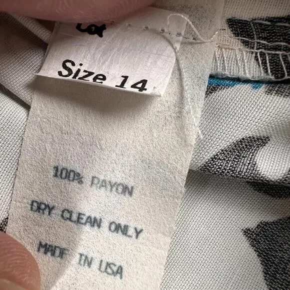 VTG Tofy Blazer Women 14 White Abstract 80's Basquait Miami Vice Retro Funky NWT - Picture 5 of 8